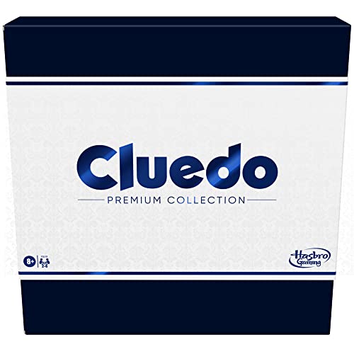Cluedo Premium Collection, Brettspiel für 2 – 6 Spieler, Premium-Verpackung und Spielkomponenten, Familienspiel ab 8