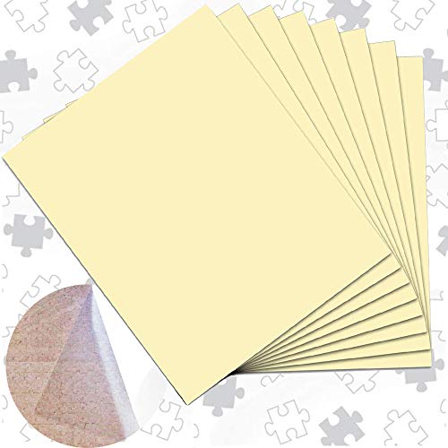 ENYACOS 16 Super Puzzle Kleber transparent， Puzzle Saver,Puzzle Folie selbstklebend,Puzzle Saver can fix The Puzzle,Optimal für 2 x 1000 Teile oder 4 x 500 Teile Puzzle (8)